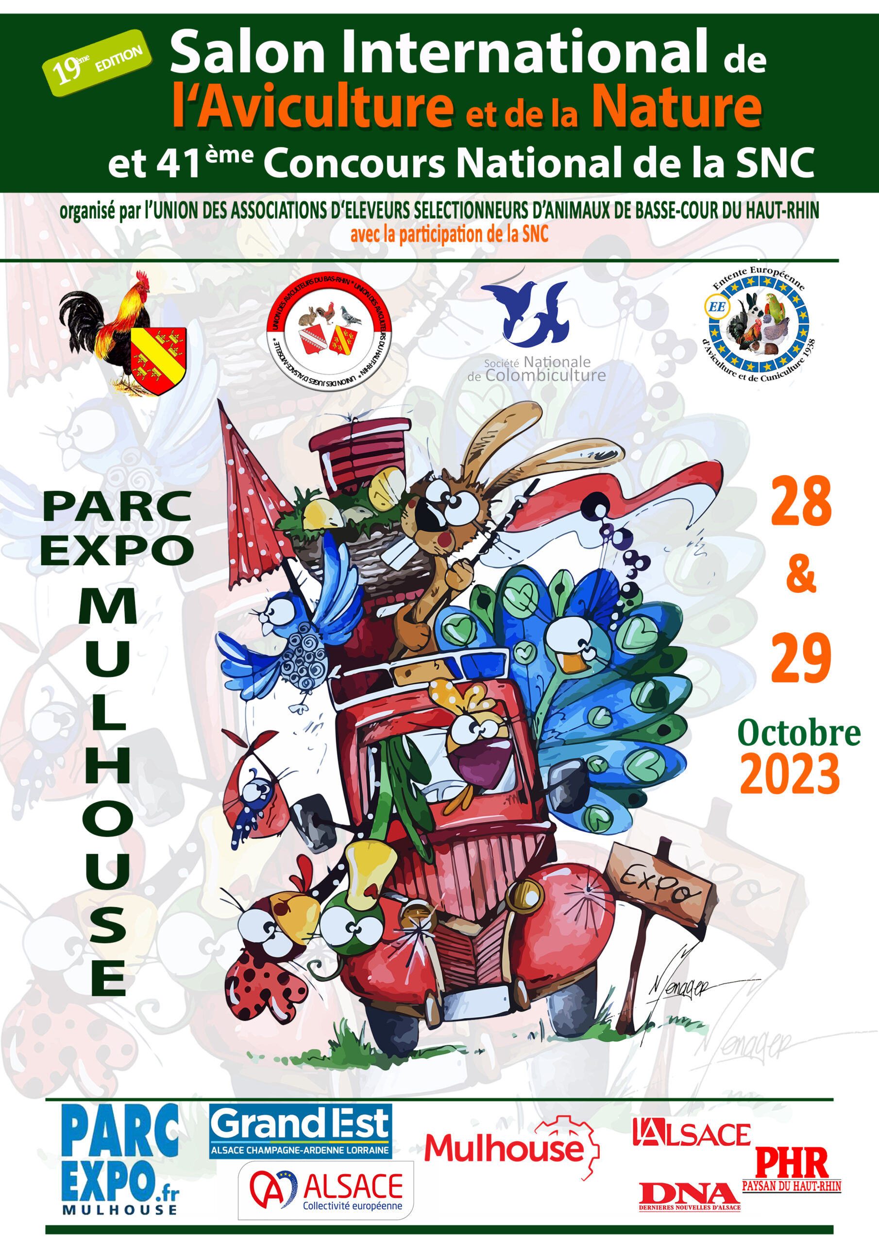 Exposition de Mulhouse (68) du 26 au 29 octobre 2023